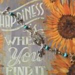 Silver/Beaded Bracelet