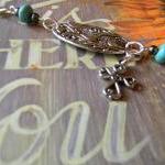 Silver/Beaded Bracelet