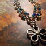 Silver Link Necklace Multi ..