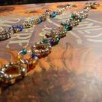Silver Link Necklace Multi ..