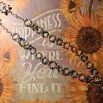 Silver Link Necklace Multi ..