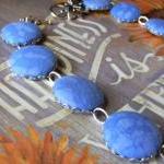 Fabric Button Necklace