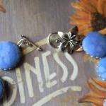 Fabric Button Necklace