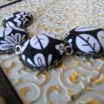 Fabric Button Necklace