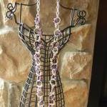 Glass Beaded Linked Necklac..