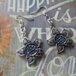 Silver Flower with Swarovsk..