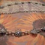 Swarovski Crystal/Silver Fl..