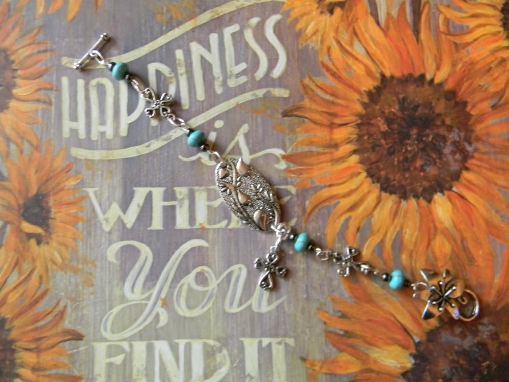 Silver/Beaded Bracelet
